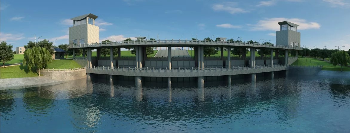 湖北水利水电规划勘测设计院展示厅弧幕影片